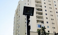 Holofote a luz de super led e câmera de Segurança com infra-vermelho